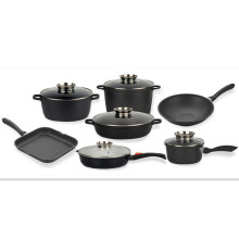 Pan de cuisson personnalisée Slanchet de haute qualité Fry Pans Ensemble d&#39;établissements de cuisine antiadhésifs